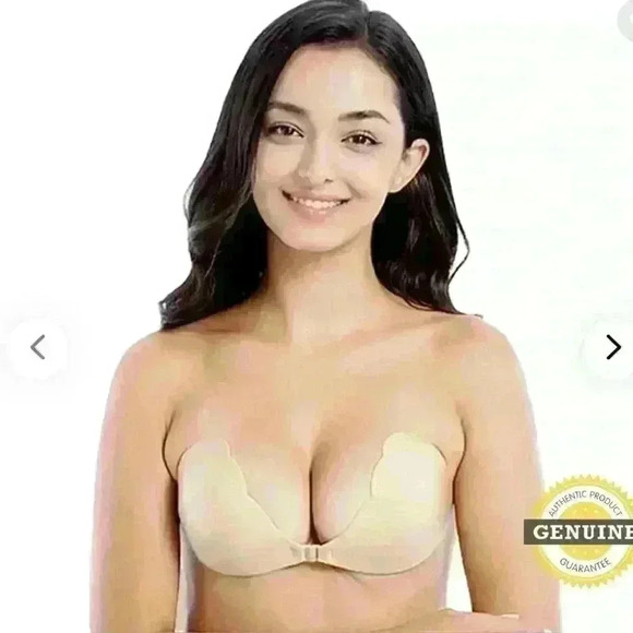 Other - Strapless Sticky Invisible Push Up Bra Cup B Tan